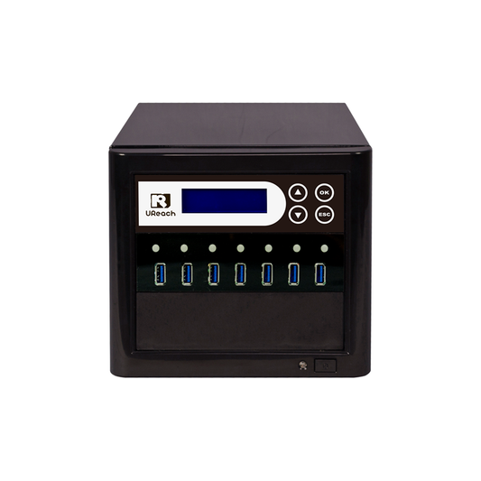 USB 3.0 másolótorony Super7 U3 sorozatú USB 3.0 másolótorony